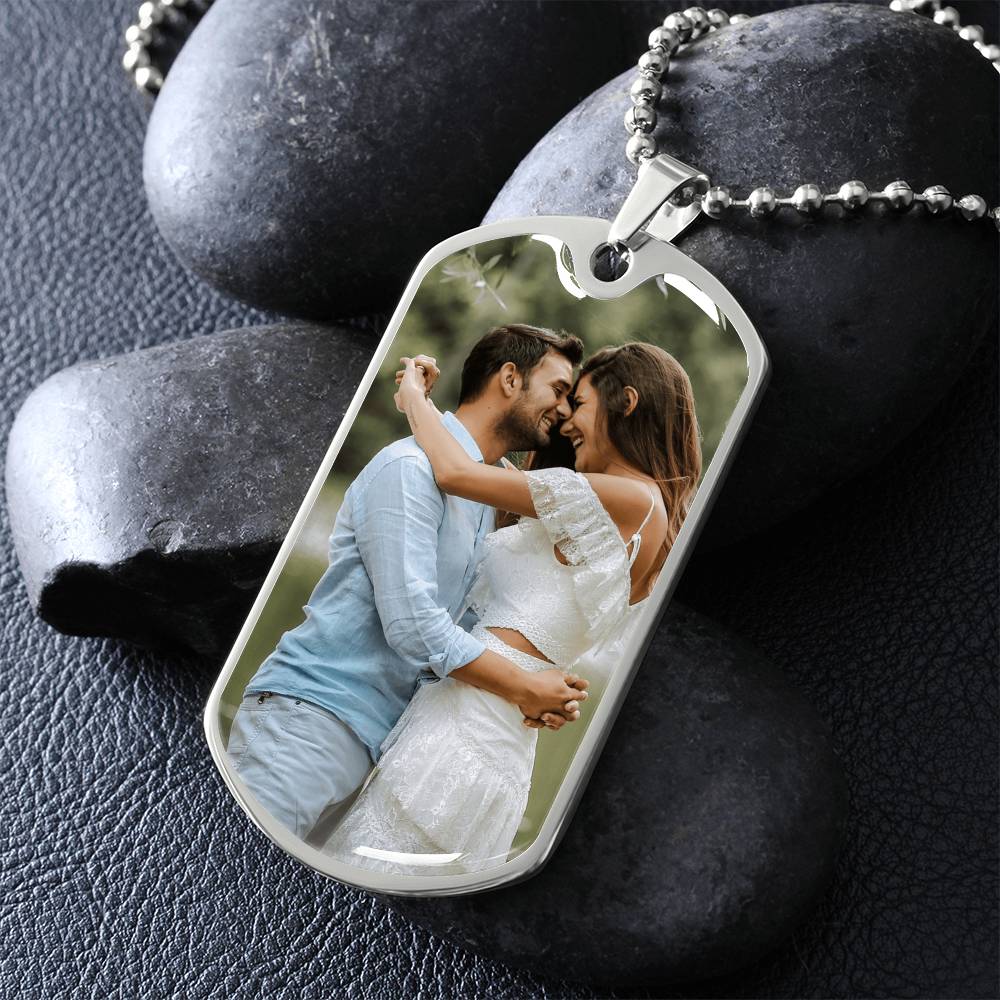 Luxury Graphic Dog Tag Necklace
