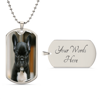 Dog Tag Photo Necklace
