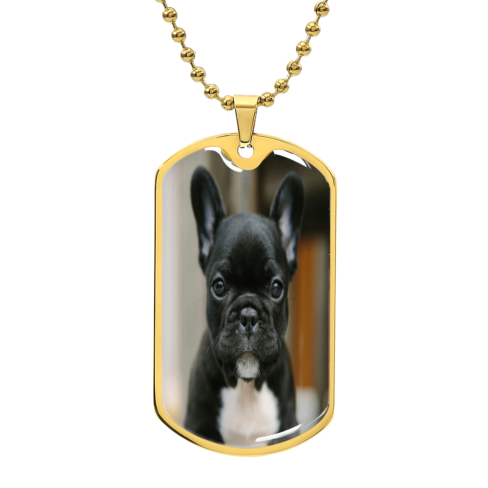 Dog Tag Photo Necklace