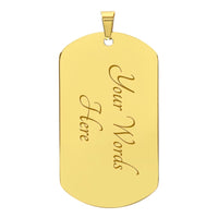 Dog Tag Photo Necklace