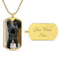 Dog Tag Photo Necklace