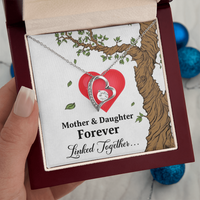Forever Love Necklace for Mom from Daughter - Mother's Day Gift - Mother & Daughter Forever