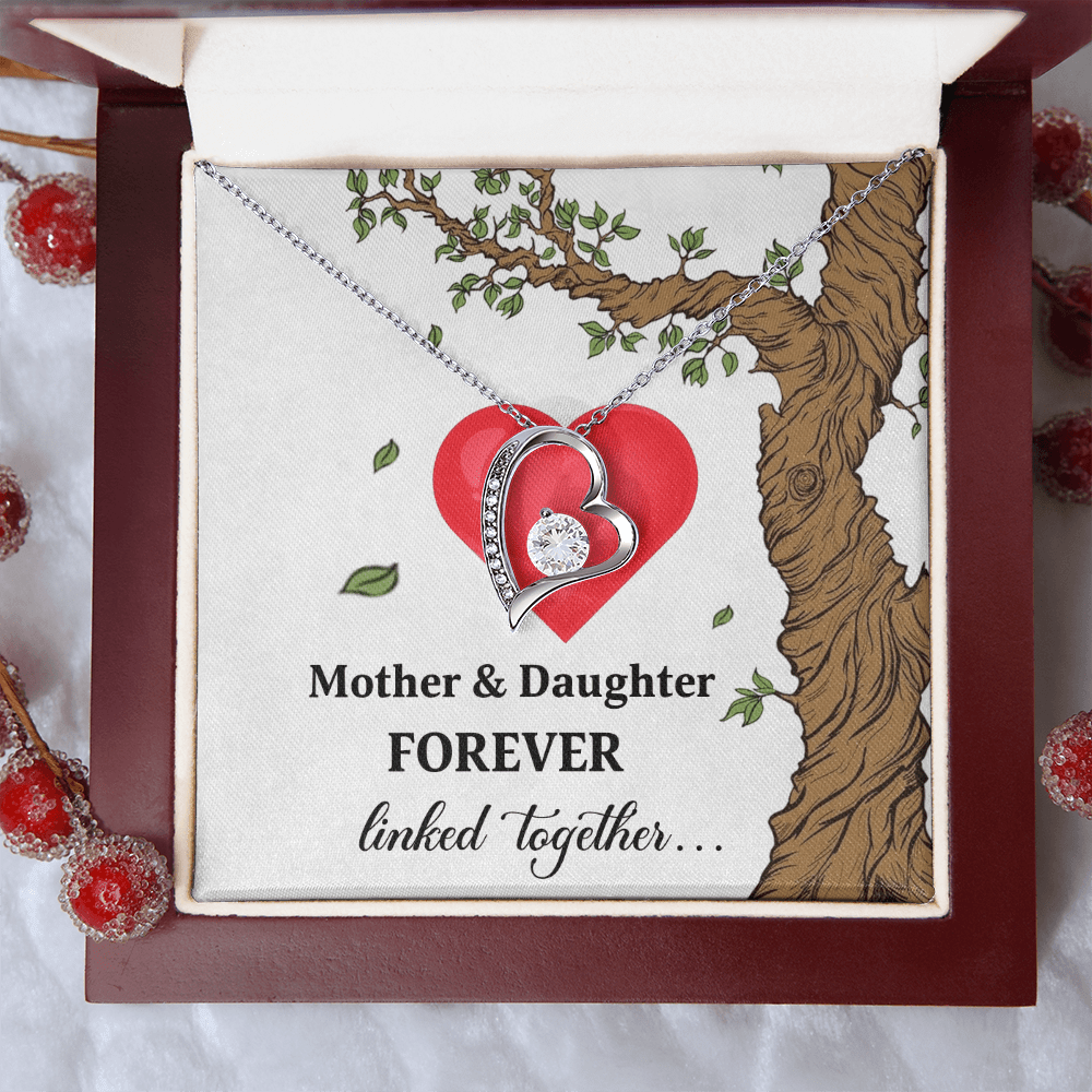 Mother & Daughter Forever Love Necklace - TreasuredTale