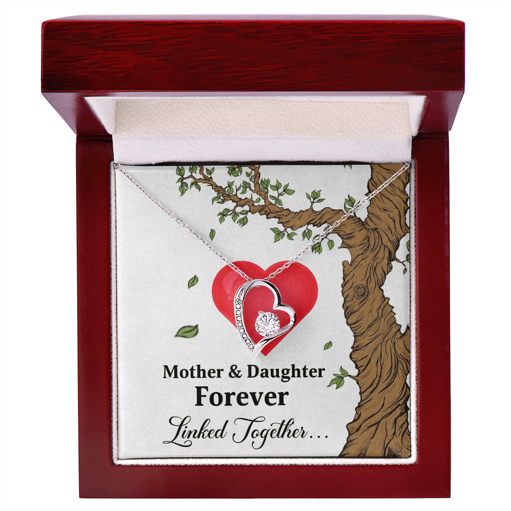 Forever Love Necklace for Mom from Daughter - Mother's Day Gift - Mother & Daughter Forever
