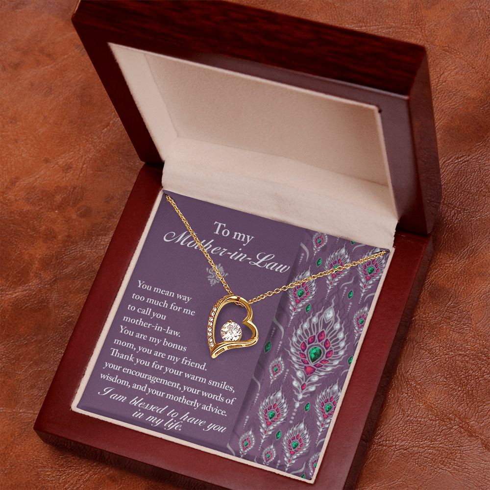 Interlocking Hearts Necklace – Daughter - in - Law Bonus Mom Gift - TreasuredTale