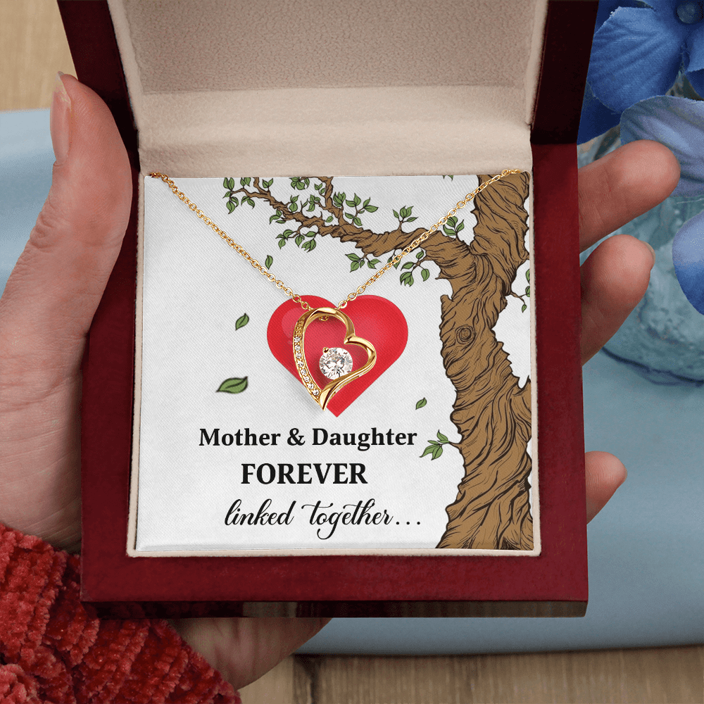 Mother & Daughter Forever Love Necklace - TreasuredTale
