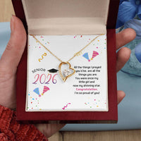Forever Love Necklace - Senior Graduation, Gift for Daughter