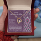 Interlocking Hearts Necklace – Daughter - in - Law Bonus Mom Gift - TreasuredTale