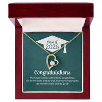 Forever Love Necklace - Go Into The World And Do Well