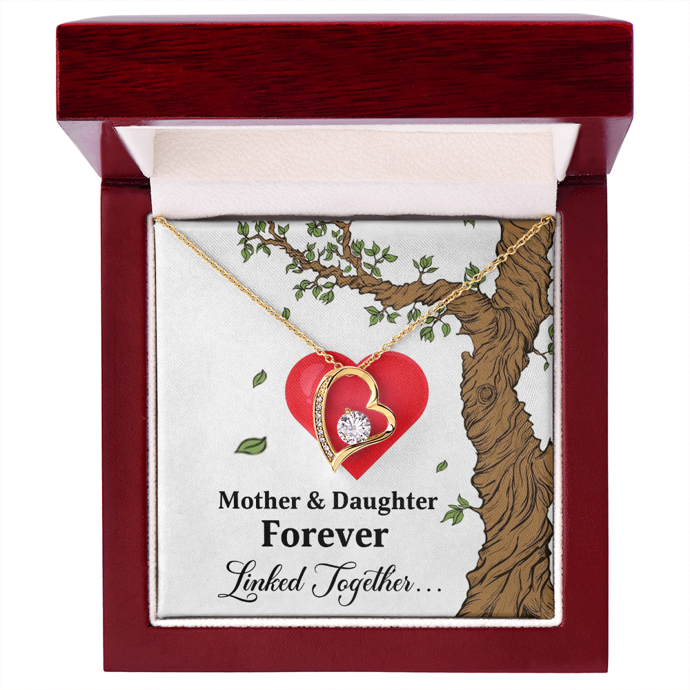 Forever Love Necklace for Mom from Daughter - Mother's Day Gift - Mother & Daughter Forever