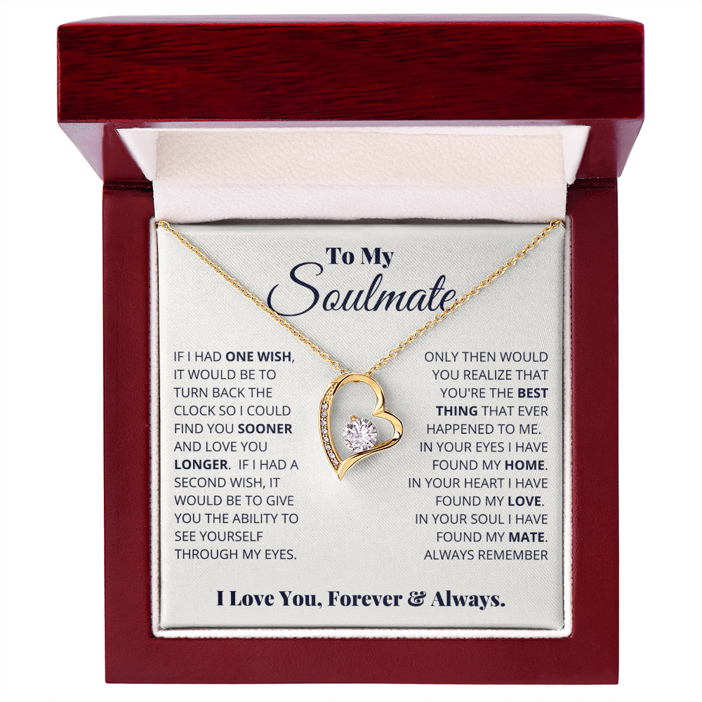 Forever Love Necklace for Soulmate - Mother's Day Gift