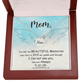 Memorial Necklace – Mom - 16 - TreasuredTale
