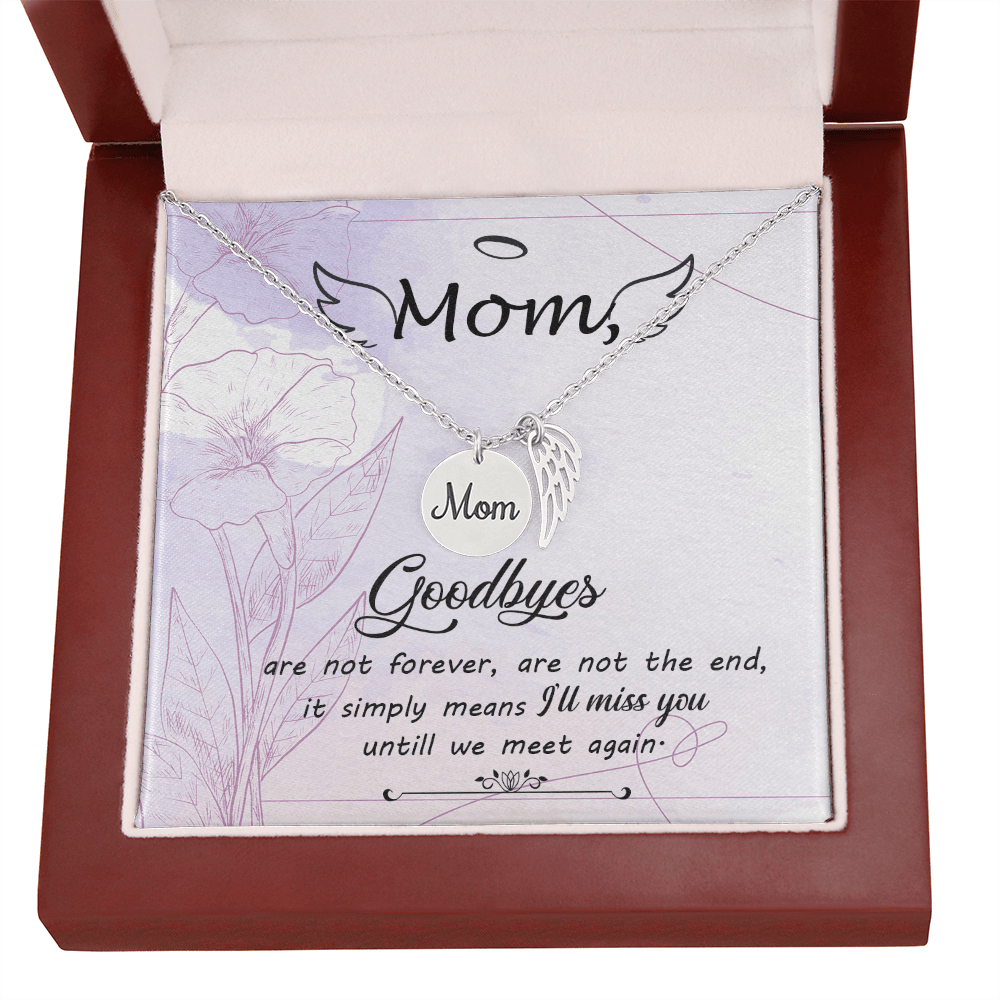 Memorial Necklace – Mom - 13 - TreasuredTale
