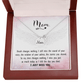 Memorial Necklace – Mom - 20 - TreasuredTale