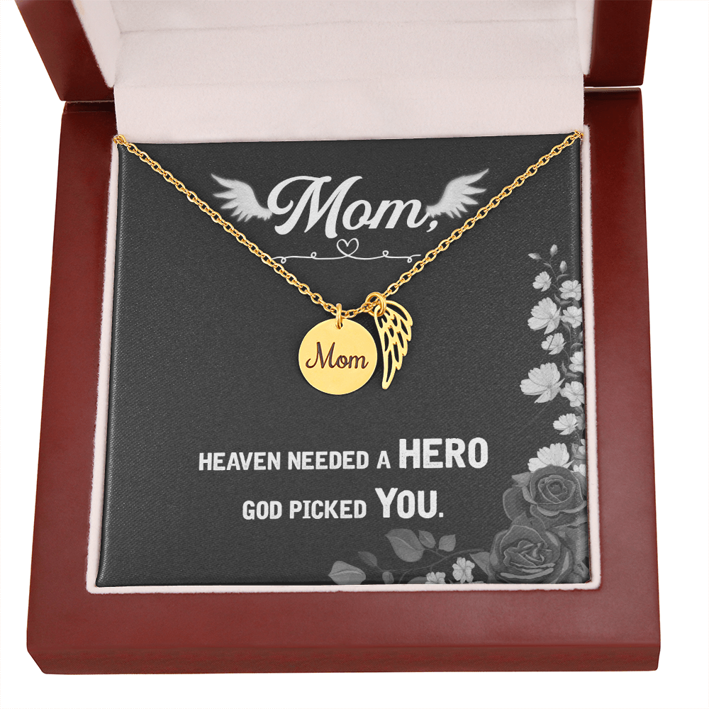 Memorial Necklace – Mom - 12 - TreasuredTale