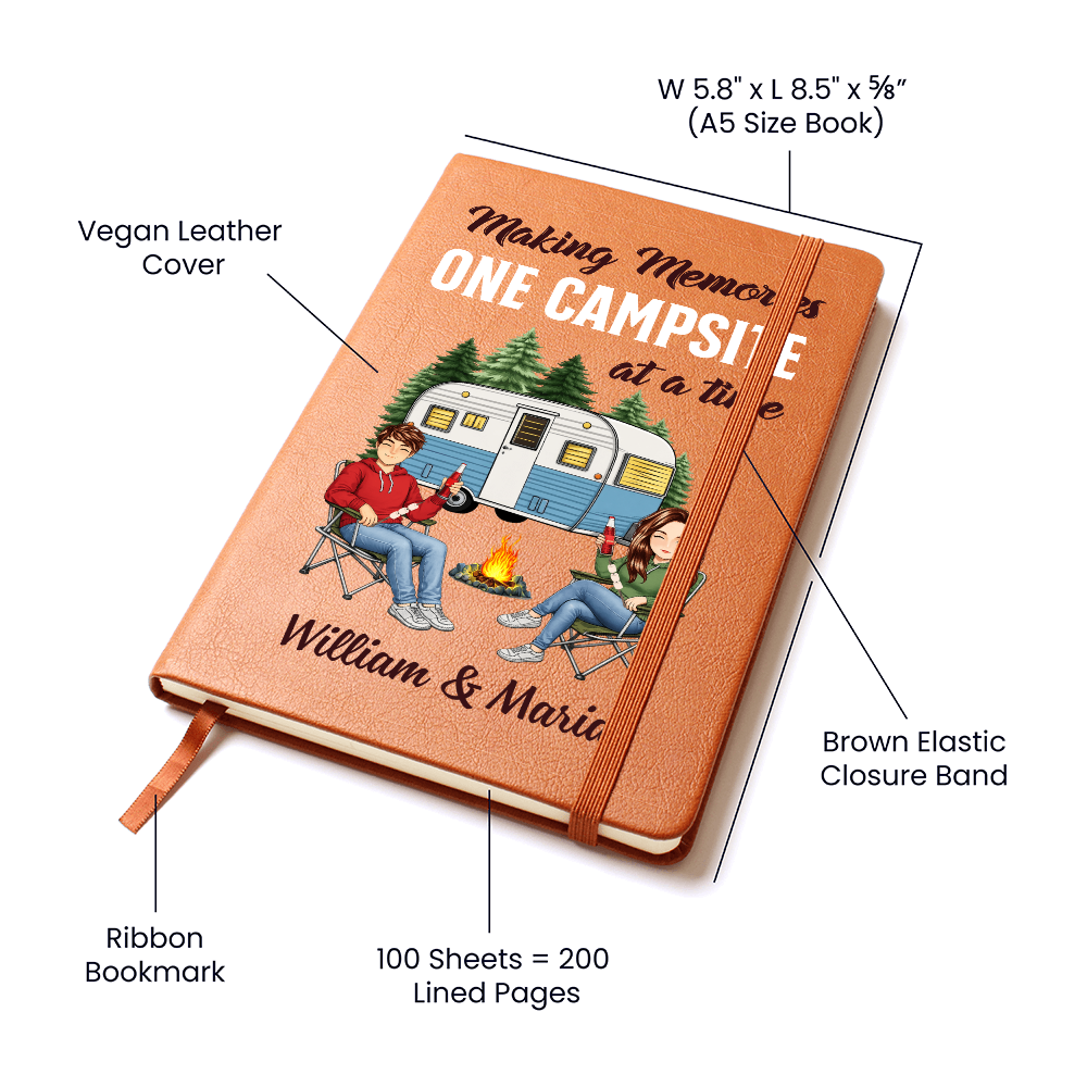 Personalized Graphic Journal - Camping