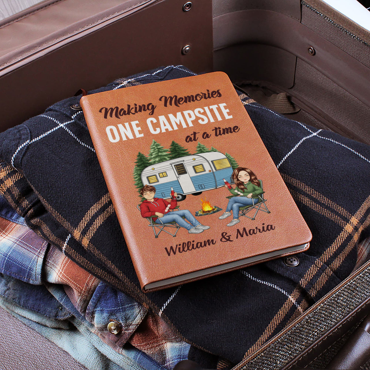 Personalized Graphic Journal - Camping