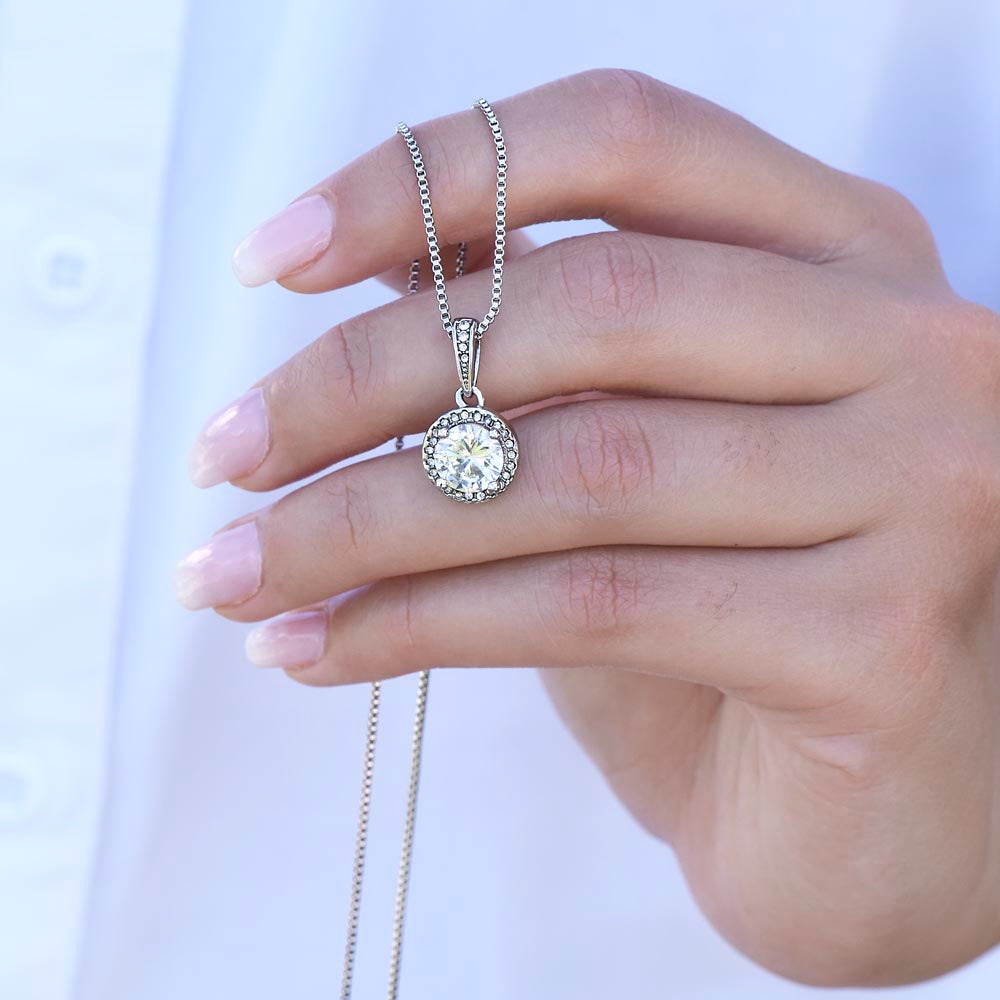Funny Eternal Hope Necklace for Stepmother / Bonus Mom - Mother's Day Gift