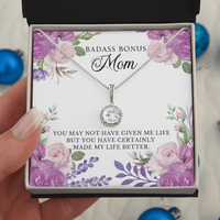 Funny Eternal Hope Necklace for Stepmother / Bonus Mom - Mother's Day Gift