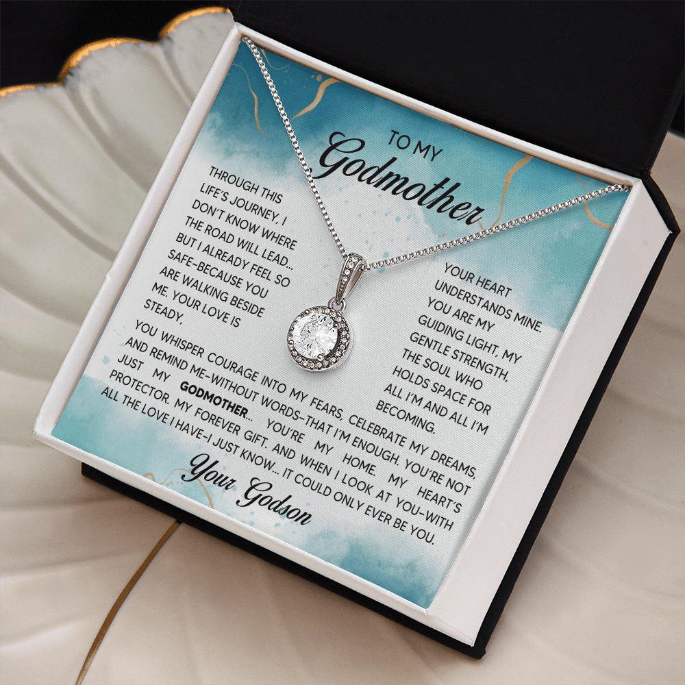 Love Knot Necklace - Godmother - 3 - TreasuredTale