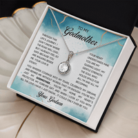 Love Knot Necklace - Godmother - 3 - TreasuredTale