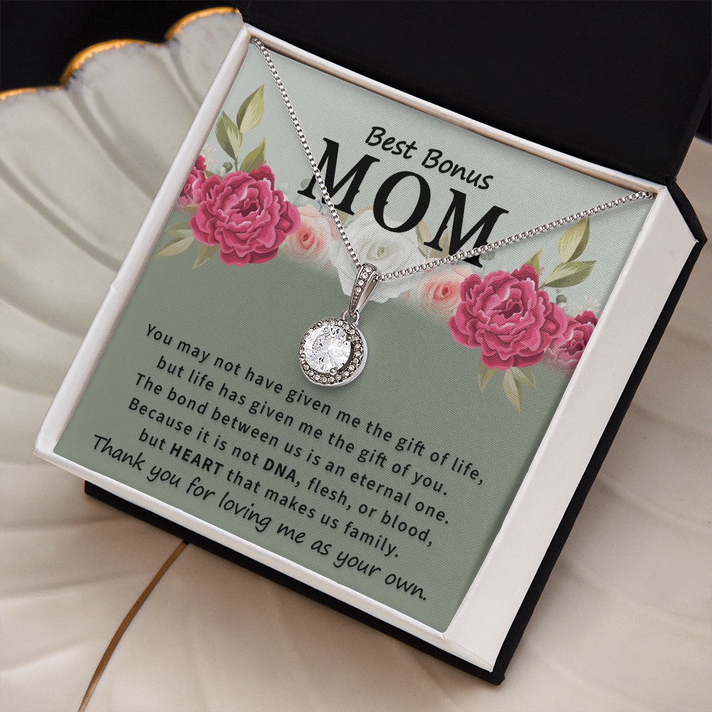 Eternal Hope Necklace for Stepmother / Bonus Mom from Daaughter - Mother's Day Gift