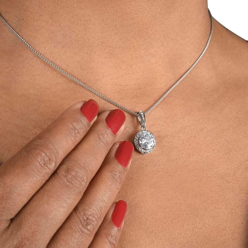 Funny Eternal Hope Necklace for Stepmother / Bonus Mom - Mother's Day Gift
