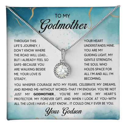 Love Knot Necklace - Godmother - 3 - TreasuredTale