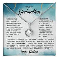 Love Knot Necklace - Godmother - 3 - TreasuredTale