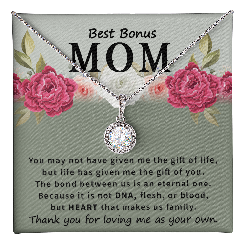 Eternal Hope Necklace for Stepmother / Bonus Mom from Daaughter - Mother's Day Gift