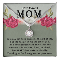 Eternal Hope Necklace for Stepmother / Bonus Mom from Daaughter - Mother's Day Gift