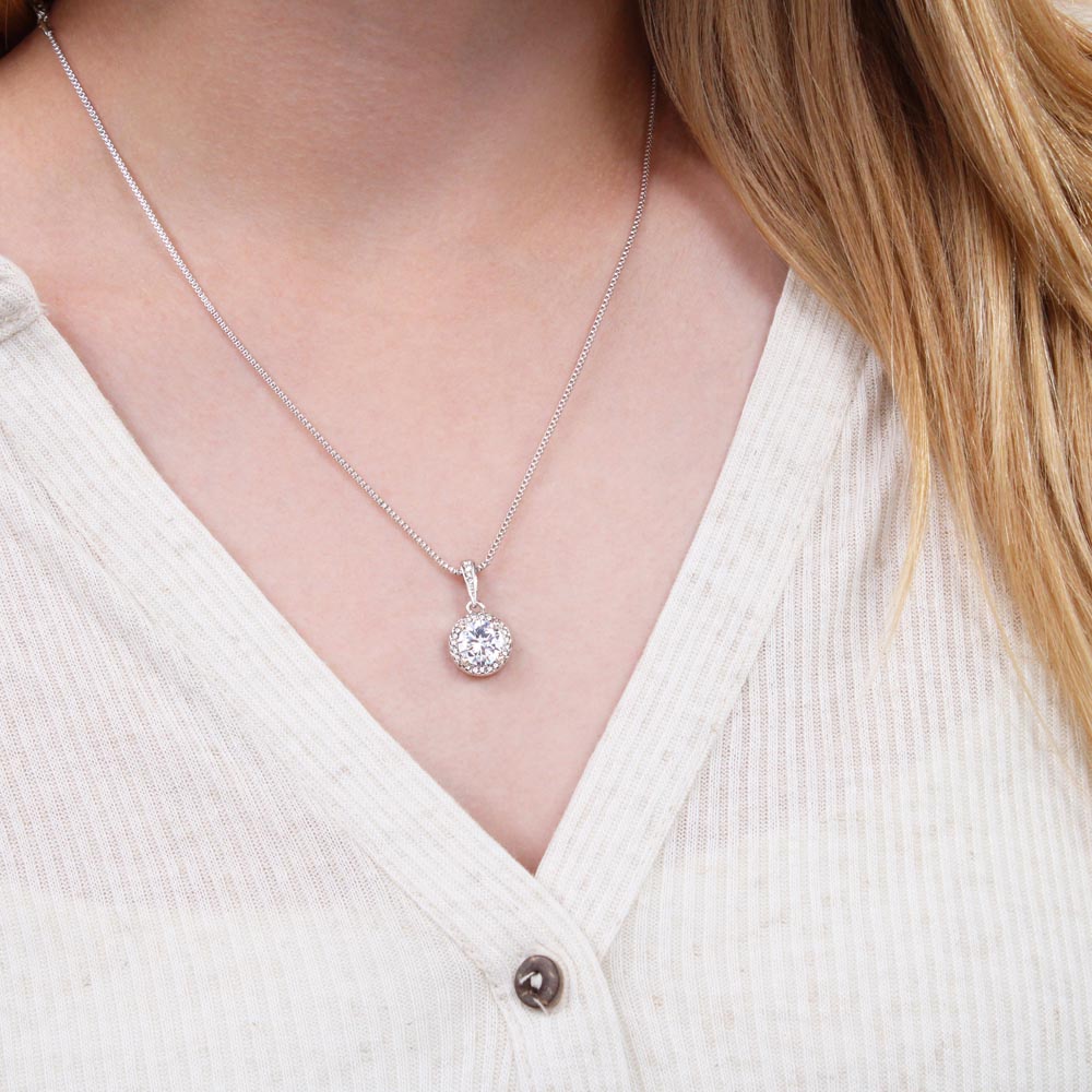 Funny Eternal Hope Necklace for Stepmother / Bonus Mom - Mother's Day Gift