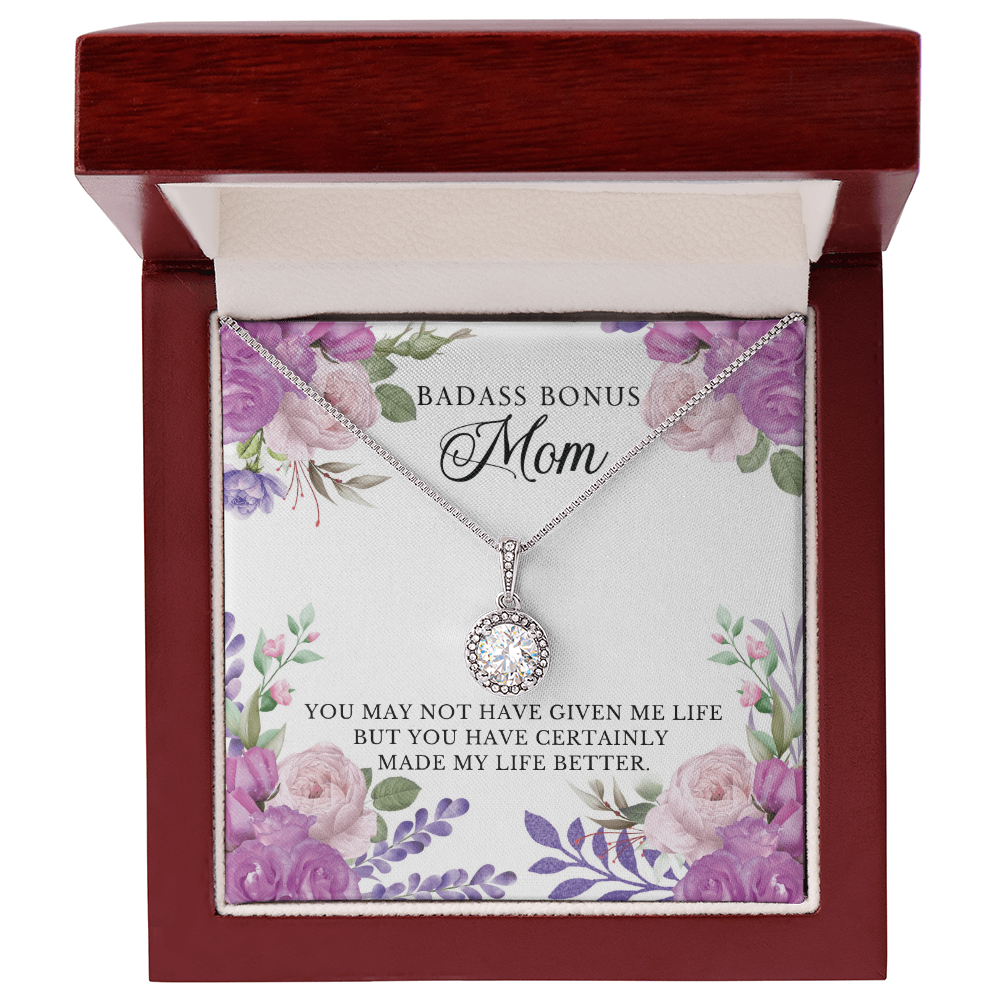 Funny Eternal Hope Necklace for Stepmother / Bonus Mom - Mother's Day Gift