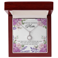 Funny Eternal Hope Necklace for Stepmother / Bonus Mom - Mother's Day Gift