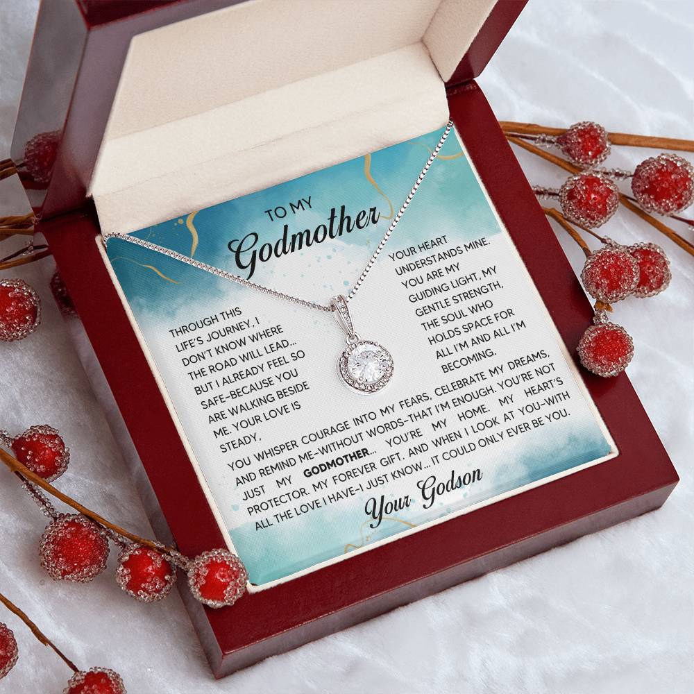 Love Knot Necklace - Godmother - 3 - TreasuredTale