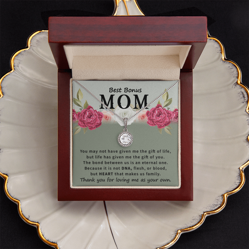 Eternal Hope Necklace for Stepmother / Bonus Mom from Daaughter - Mother's Day Gift