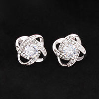 Love Knot Stud Earrings - TreasuredTale
