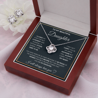 Love Knot Necklace & Earring Set for Daughter - Mother's Day Gift