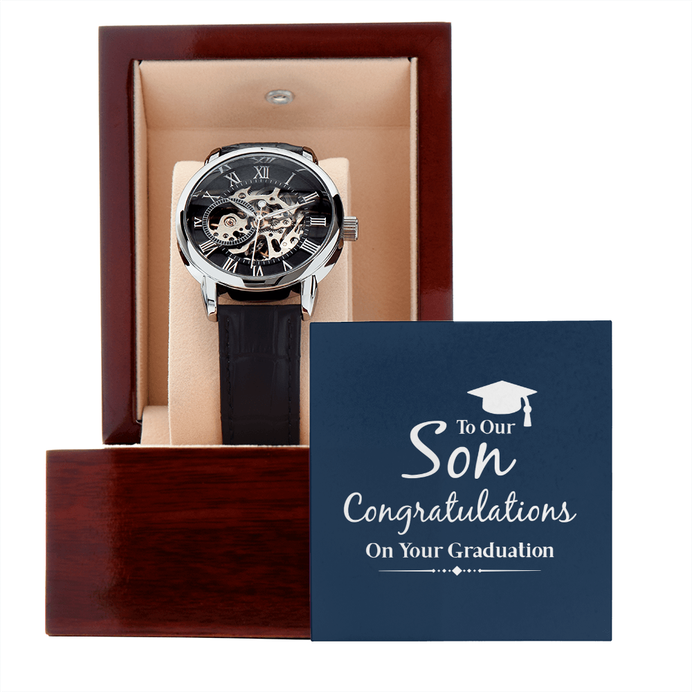 Openwork Watch - To Our Son, Congratulations On Your Graduation