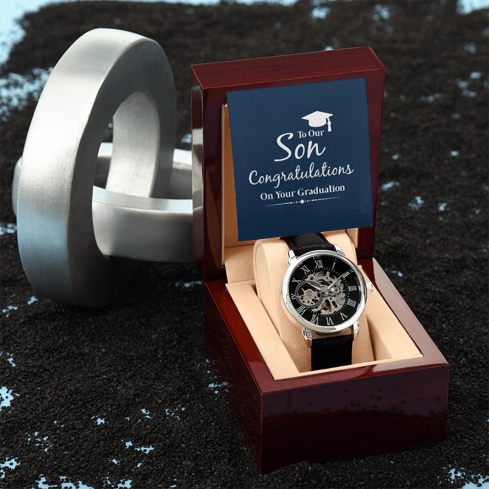 Openwork Watch - To Our Son, Congratulations On Your Graduation