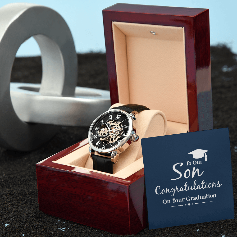 Openwork Watch - To Our Son, Congratulations On Your Graduation