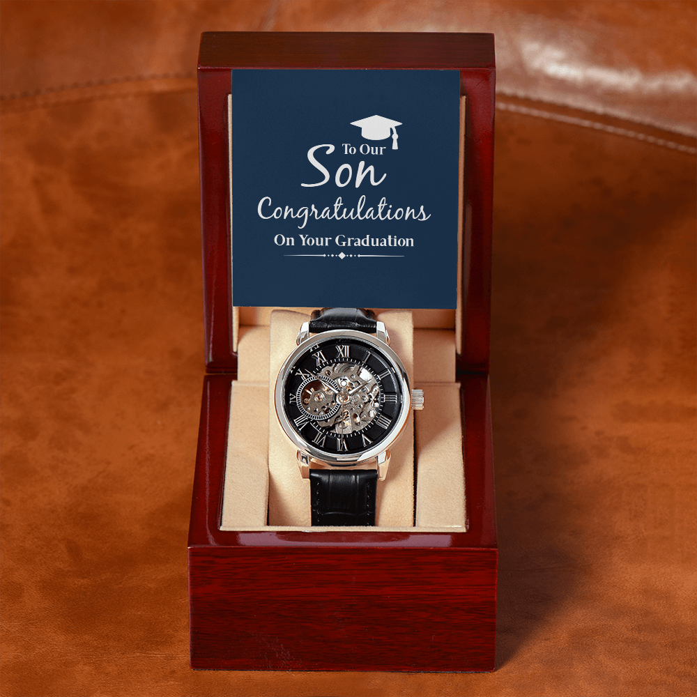Openwork Watch - To Our Son, Congratulations On Your Graduation