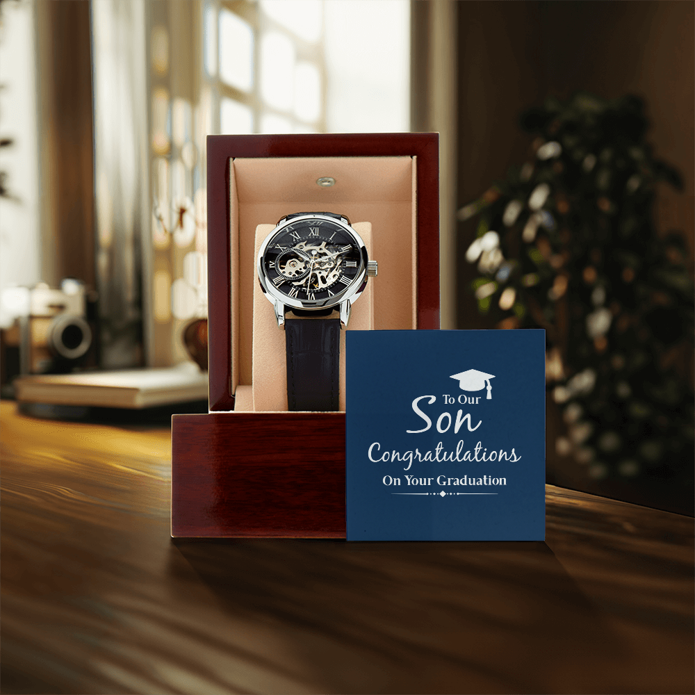 Openwork Watch - To Our Son, Congratulations On Your Graduation