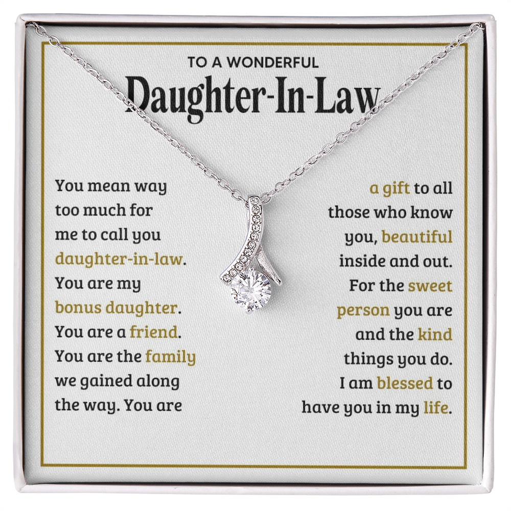 Alluring Beauty Necklace for Daughter-In-Law - Mother's Day Gift