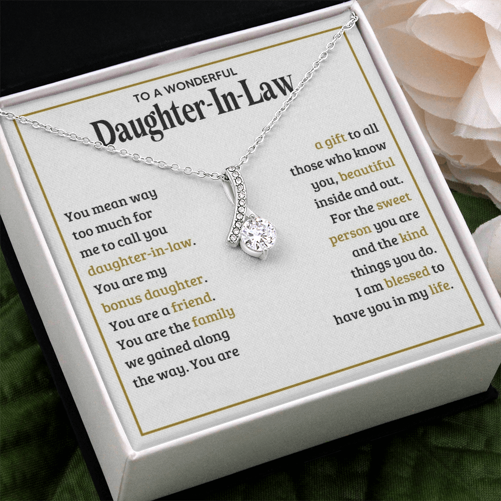 Alluring Beauty Necklace for Daughter-In-Law - Mother's Day Gift