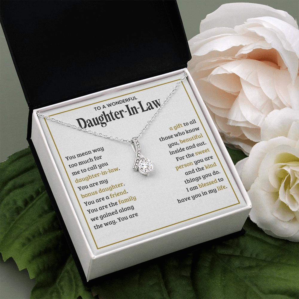 Alluring Beauty Necklace for Daughter-In-Law - Mother's Day Gift