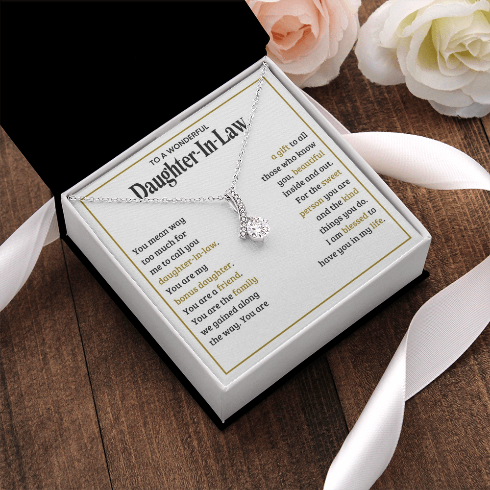 Alluring Beauty Necklace for Daughter-In-Law - Mother's Day Gift