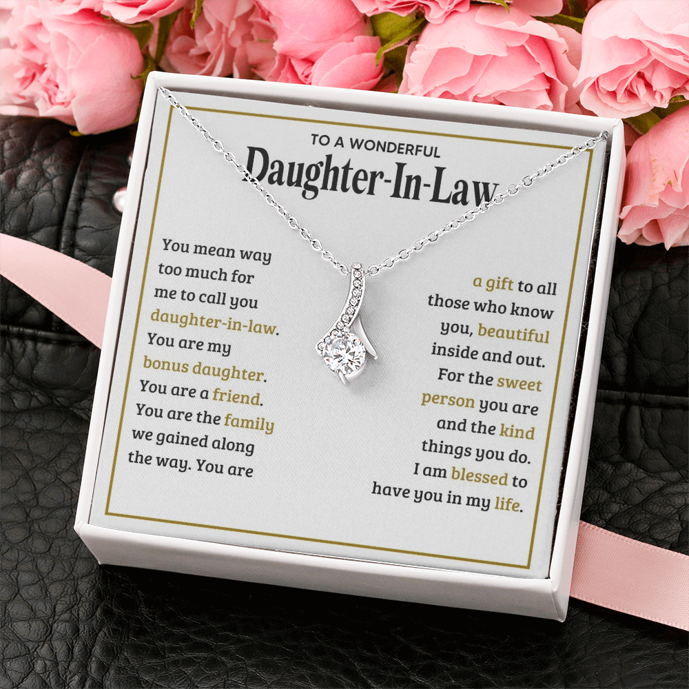 Alluring Beauty Necklace for Daughter-In-Law - Mother's Day Gift