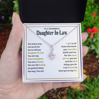 Alluring Beauty Necklace for Daughter-In-Law - Mother's Day Gift