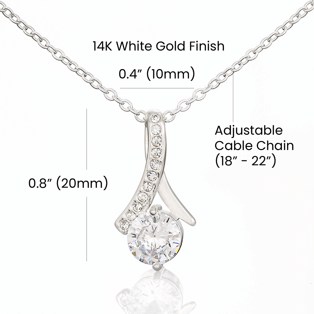 Alluring Beauty Necklace for Daughter-In-Law - Mother's Day Gift